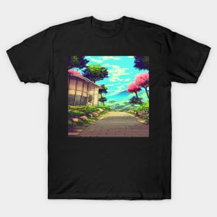 Anime Style Landscape T-Shirt